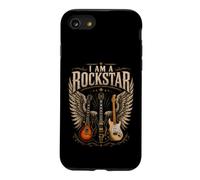 Je suis Un Guitariste de Rockstar Guitars Wings Rock Music Coque pour iPhone SE (2020) / 7/8