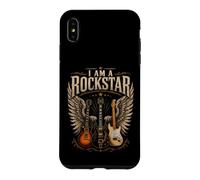 Je suis Un Guitariste de Rockstar Guitars Wings Rock Music Coque pour iPhone XS Max