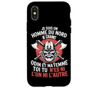 Je suis Un Homme du Nord Odin Et Ragnar Coque pour iPhone X/XS