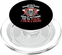 Je suis Un Homme du Nord Odin Et Ragnar PopSockets PopGrip pour MagSafe