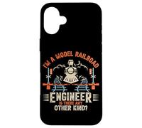 Je suis Un ingénieur de modélisme ferroviaire Existe-t-il Un Autre Genre ? Coque pour iPhone 16 Plus