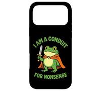 Je suis Un intermédiaire pour Nonsense Frog Meme Design Coque pour iPhone 17 Pro Max