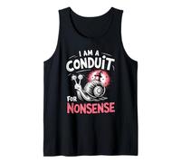 Je suis Un intermédiaire pour Nonsense Funny Snail Family Débardeur