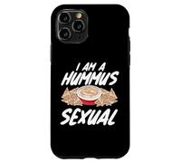 Je suis Un Jeu de Mots Sexuel végétalien à tartiner au houmous Coque pour iPhone 11 Pro