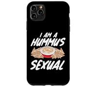 Je suis Un Jeu de Mots Sexuel végétalien à tartiner au houmous Coque pour iPhone 11 Pro Max