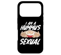 Je suis Un Jeu de Mots Sexuel végétalien à tartiner au houmous Coque pour iPhone 17 Pro