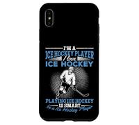Je suis Un Joueur de Hockey sur Glace J'adore Le Hockey sur Glace Jouer au Hockey sur Glace Coque pour iPhone XS Max