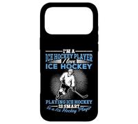 Je suis Un Joueur de Hockey sur Glace J'adore Le Hockey sur Glace Jouer au Hockey sur Glace Coque pour iPhone 17 Pro Max