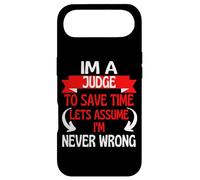 Je suis Un Juge pour Gagner du Temps, supposons Que Je n'ai jamais tort Coque pour iPhone Air
