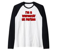 Je suis Un Loup-Garou Lors de fêtes Manche Raglan