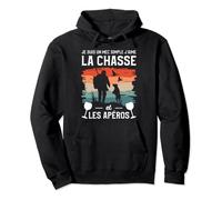 Je Suis Un Mec Simple J'aime La Chasse Et Les Apéro Chasseur Sweat à Capuche