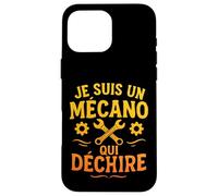 Je suis Un mécano Qui déchire Design Humoristique Coque pour iPhone 16 Pro Max