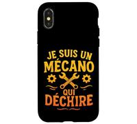 Je suis Un mécano Qui déchire Design Humoristique Coque pour iPhone X/XS