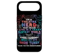 Je suis Un Nerd de théâtre, comédie Musicale Amusante, comédien de théâtre de Broadway Coque pour iPhone Air