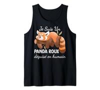 Je suis Un Panda Roux Déguisé en Humain Débardeur