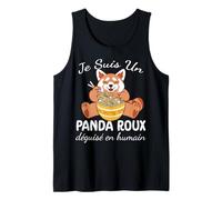 Je suis Un Panda Roux Déguisé en Humain Débardeur