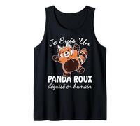 Je suis Un Panda Roux Déguisé en Humain Débardeur