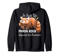 Je suis Un Panda Roux Déguisé en Humain Sweat à Capuche