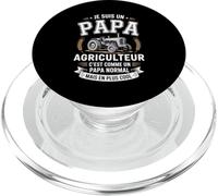 Je suis Un Papa Agriculteur C'est comme Un Papa Normal PopSockets PopGrip pour MagSafe