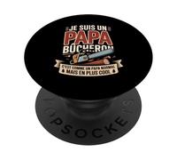 Je suis Un Papa Bûcheron C'est comme PopSockets PopGrip Adhésif
