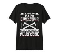 Je suis Un Papa Couvreur comme Un Papa Normal T-Shirt Haut de Gamme