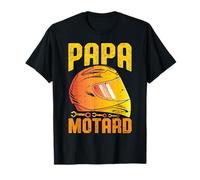 Je Suis Un Papa Motard Casque Fête Des Pères Homme Cadeau T-Shirt