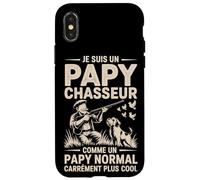 Je suis Un Papy Chasseur Carrément Plus Cool Coque pour iPhone X/XS