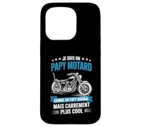 Je suis Un Papy Motard Carrément Plus Cool Coque pour iPhone 15 Pro