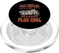 Je suis Un Papy Motard Normal mais Carrément Plus Cool PopSockets PopGrip pour MagSafe