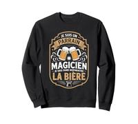 Je suis Un Parrain Magicien La Bière Sweatshirt