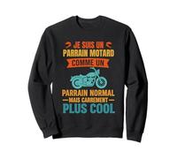 Je suis Un Parrain Motard Moto Idée pour La Fête des Pères Sweatshirt
