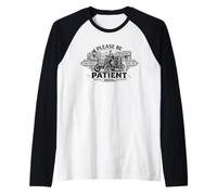 Je suis Un Patient nostalgique drôle des années 1900 Manche Raglan