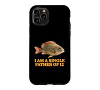 Je suis Un père célibataire de 12 stupides Poissons Brainrot Meme Coque pour iPhone 11 Pro