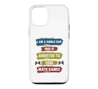 Je suis Un père célibataire Qui est Accro aux Jeux de mathématiques Cool Coque pour iPhone 12/12 Pro