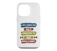 Je suis Un père célibataire Qui est Accro aux Jeux de mathématiques Cool Coque pour iPhone 13 Pro