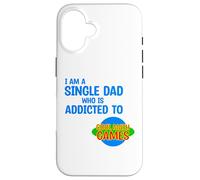 Je suis Un père célibataire Qui est Accro aux Jeux de mathématiques Cool Coque pour iPhone 16