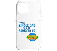 Je suis Un père célibataire Qui est Accro aux Jeux de mathématiques Cool Coque pour iPhone 16 Pro Max