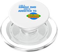 Je suis Un père célibataire Qui est Accro aux Jeux de mathématiques Cool PopSockets PopGrip pour MagSafe
