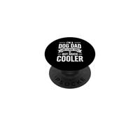 Je suis Un père de Chien comme Un Vrai père mais Un Parent de Chien Beaucoup Plus Cool PopSockets PopGrip Adhésif