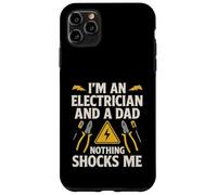 Je suis Un père électricien drôle, Un père Entrepreneur électricien Coque pour iPhone 11 Pro Max