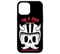 Je suis Un père et Je suis Un Motard Rien ne Peut m'effrayer Papa Motard Coque pour iPhone 12 Pro Max