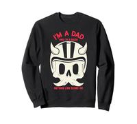 Je suis Un père et Je suis Un Motard Rien ne Peut m'effrayer Papa Motard Sweatshirt