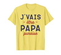 Je suis Un père Qui Veut être Papa T-Shirt, Homme, Citron, L