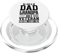 Je suis Un père, Un Grand-père et Un vétéran, Rien ne m'effraie PopSockets PopGrip pour MagSafe