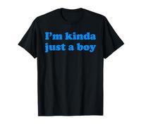 Je suis Un Peu Juste Un garçon Garçon Bleu drôle Disant Meme T-Shirt