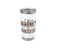 Je suis un pôle d'attraction pour le succès, la fierté, le positif, l'inspiration, la motivation Gobelet isotherme en acier inoxydable double paroi