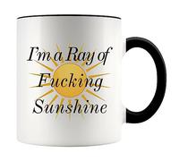 Je Suis Un Putain De Rayon De Soleil Mug Jolis Tasse Céramique Mug À Café Pour Travail Maison Boissons Chaudes 330Ml