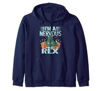 Je suis Un Rex nerveux Humour de Noël Dino Sweat à Capuche