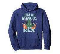 Je suis Un Rex nerveux Humour de Noël Dino Sweat à Capuche