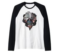 Je suis Un Robot Android Manche Raglan